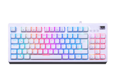 Teclado Mecánico QUASAR White Edition – Black Edition